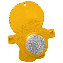 Reflektor Fahrrad-Figur BÄR, gelb